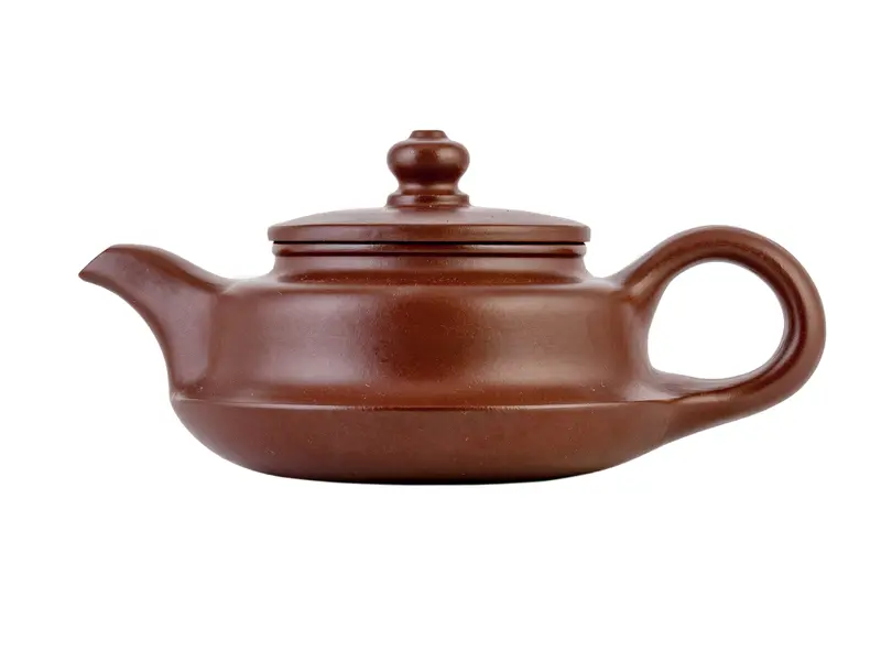 Olla curva (Qu Xi) Tetera de arcilla Yixing Zhuni # 94127