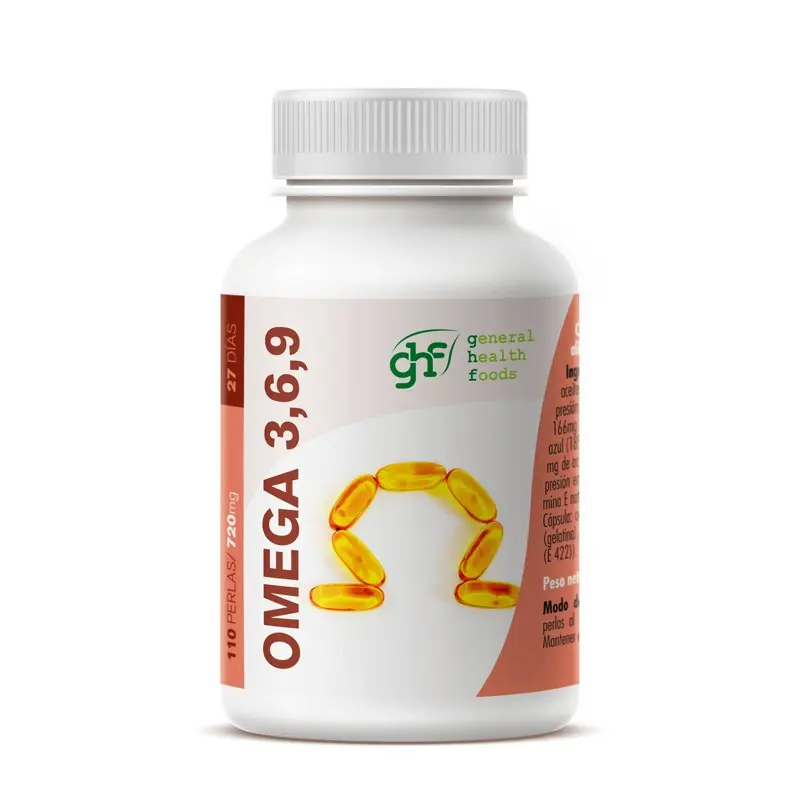 Omega 3, 6 y 9 720 mg 110 perlas - GHF