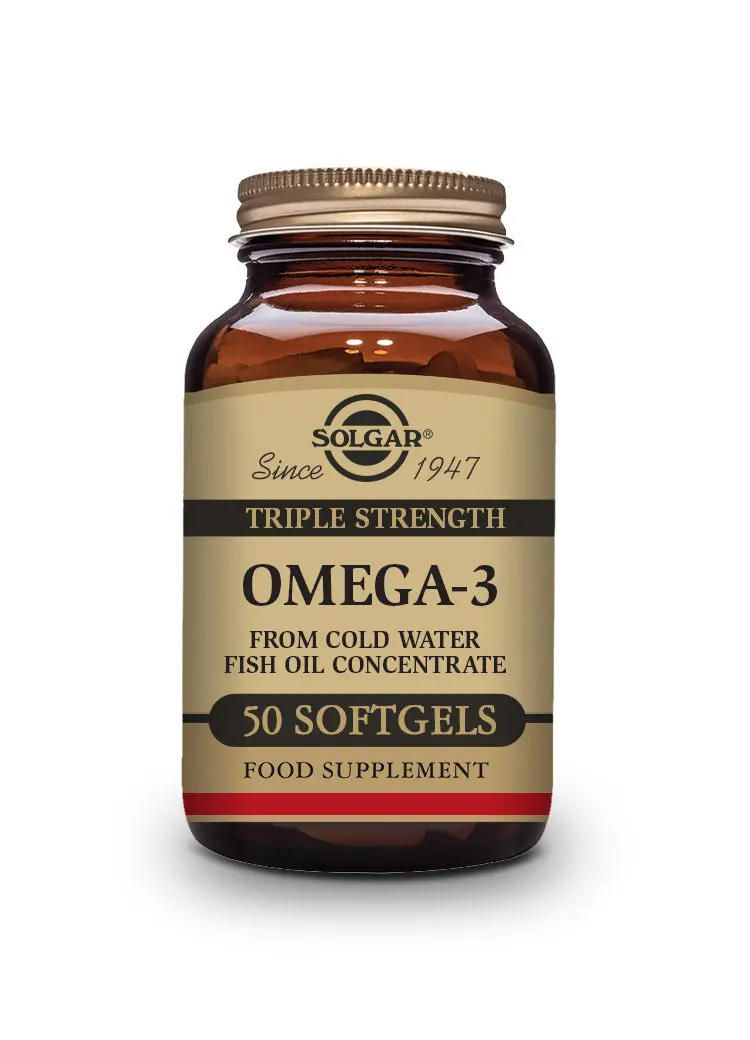 Omega-3 "Triple Concentración" - 100 Cápsulas blandas
