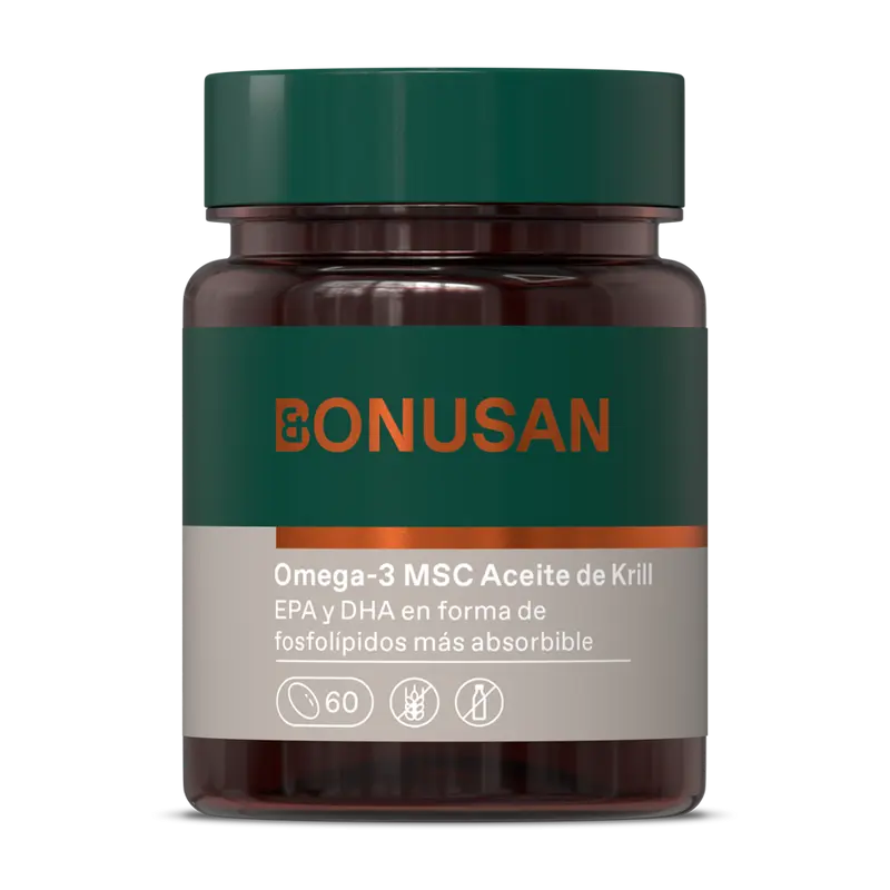 Omega3 60 perlas , Aceite de Krill - BONUSAN