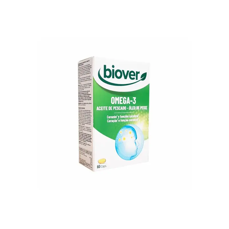 Omega3 aceite de pescado - 60 cápsulas - Biover