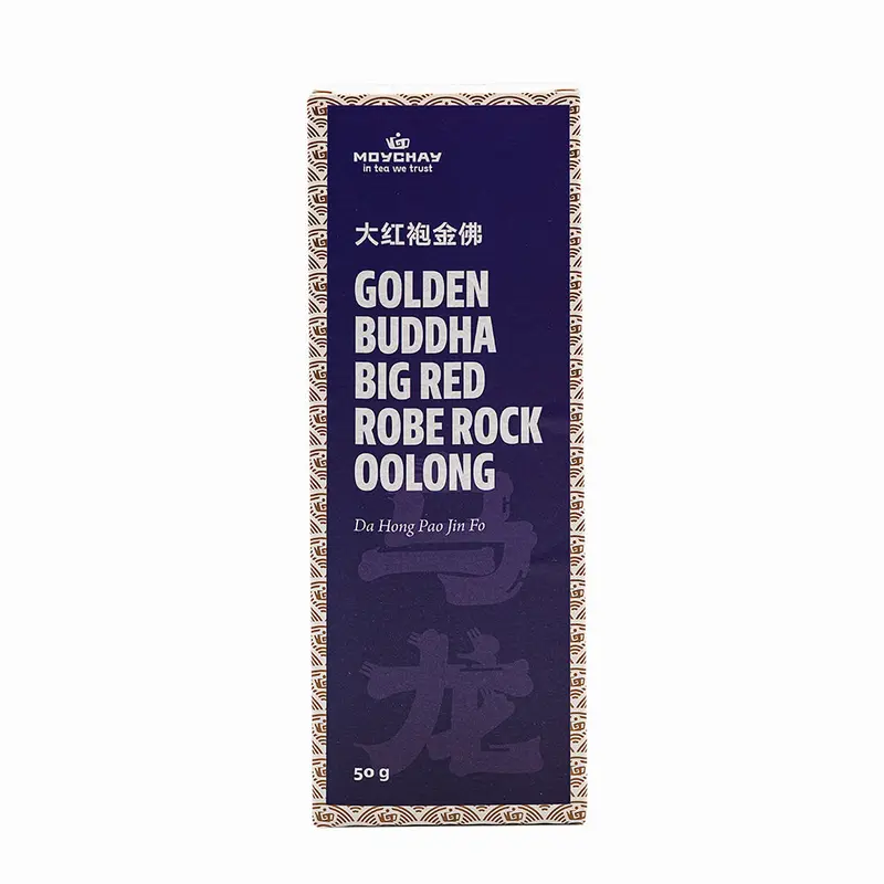 Oolong de Roca Túnica Roja Grande Buda Dorado
