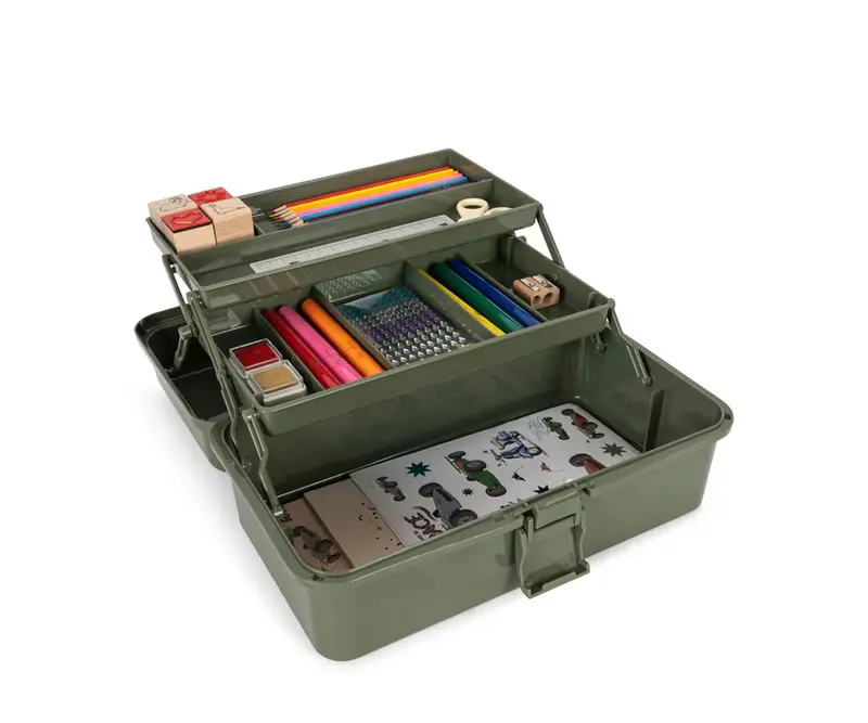 Organizador de Arte Infantil Verde