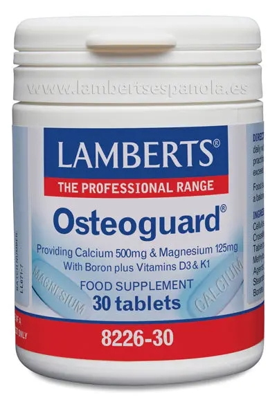 Osteoguard®. Calcio, Magnesio, Boro, Vitaminas D y K 30 tabletas