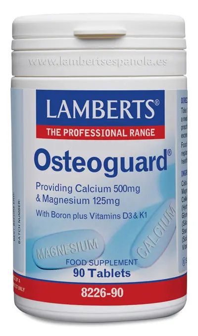 Osteoguard®. Calcio, Magnesio, Boro, Vitaminas D3 y K1 90 tabletas