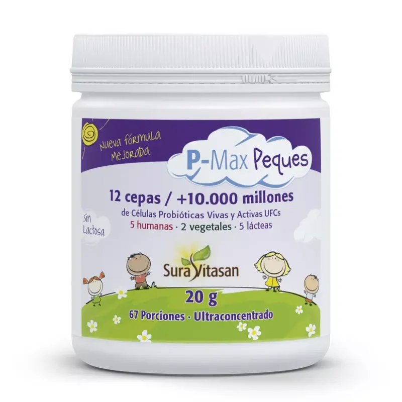 P-Max Peques – Probiótico infantil 10.000 millones UFC - SURAVITASAN