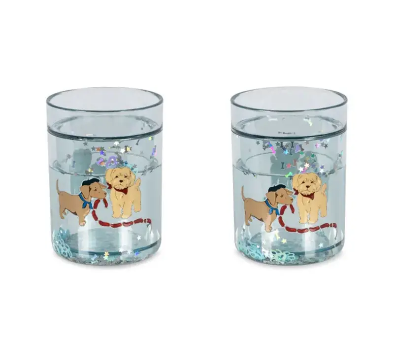 pack 2 vasos perritos