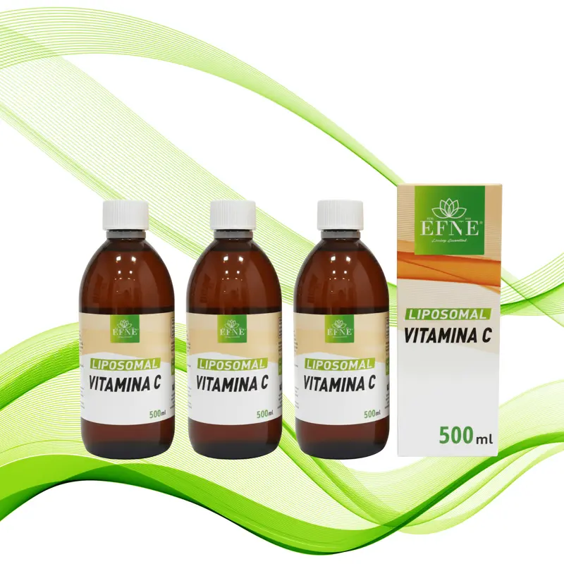 Pack 3 botes Vitamina C Liposomal 500 ml - 1050mg - EFNE