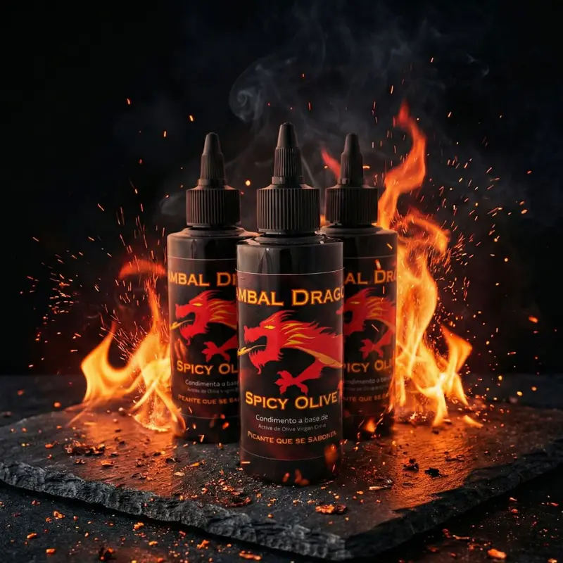 Pack 3 × Spicy Olive – Picante a base de Aceite de Oliva