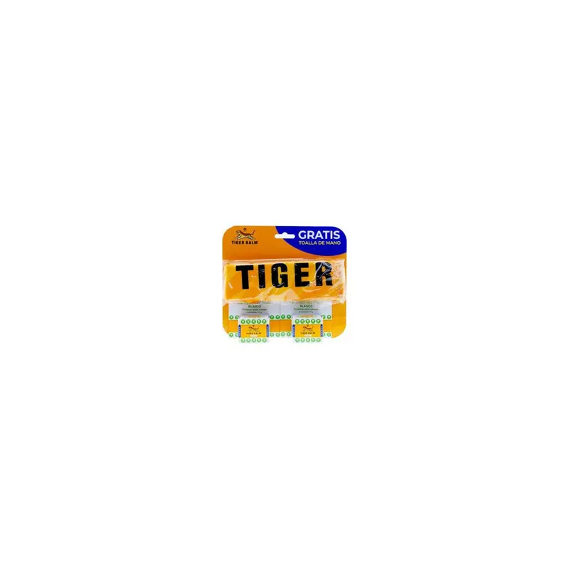 Pack balsamo de tigre blanco + toalla de mano gratis Dietisa - 19 g - Tiger Balm