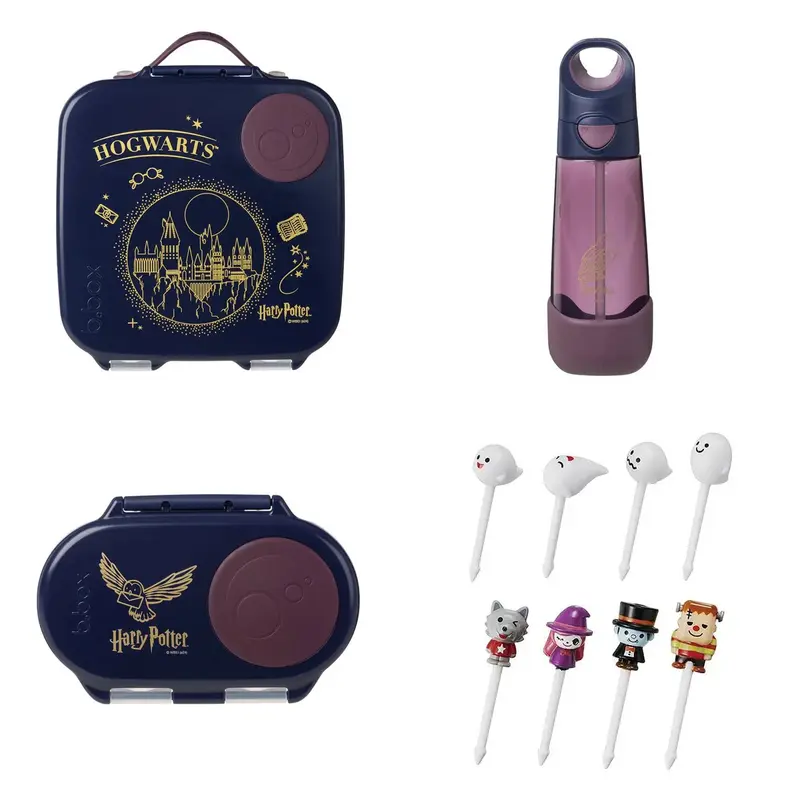 Pack Completo Cole — Harry Potter B.Box (Fiambrera + Botella + Snack)