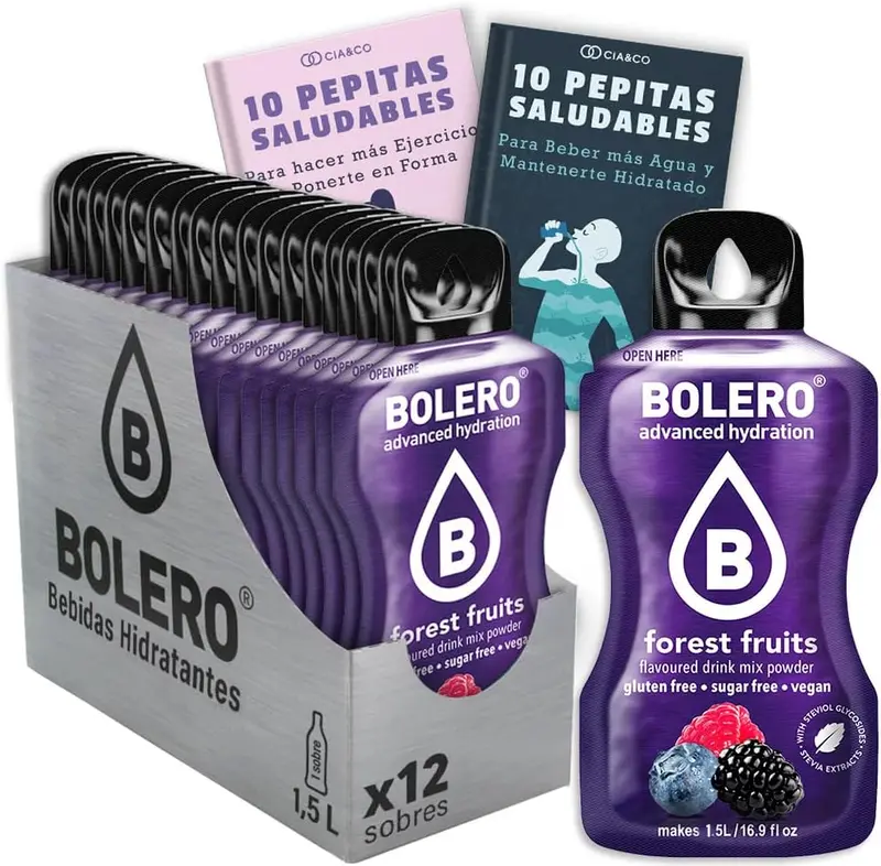 Pack de 12 Bebidas Bolero Sabor Frutas del Bosque