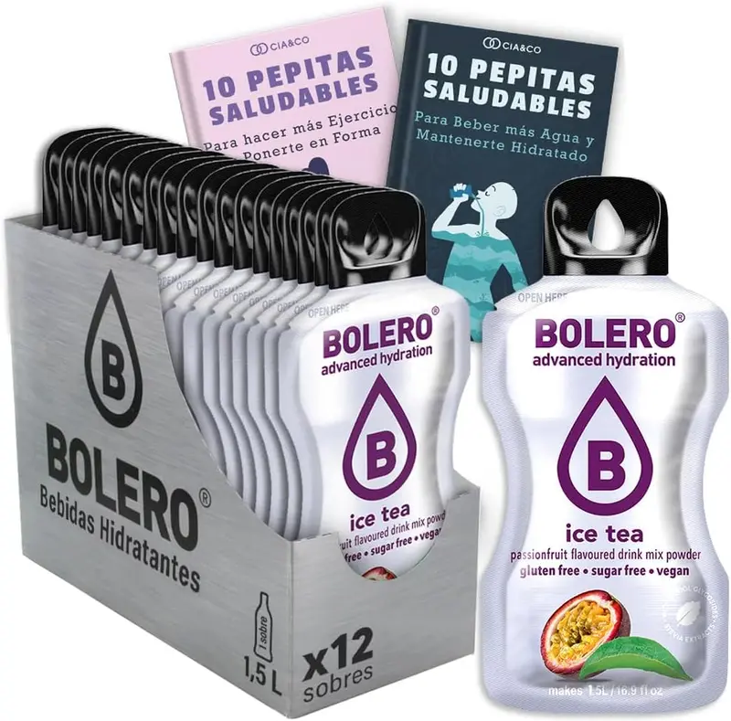 Pack de 12 Bebidas Bolero Té Helado con Fruta de la Pasión