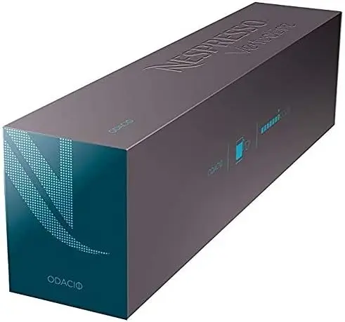Pack de 20 Cápsulas Nespresso Vertuo Giornio. Un café suave y floral para taza grande (230ml) de intensidad 4, con delicadas notas a cereal tostado y flores blancas.