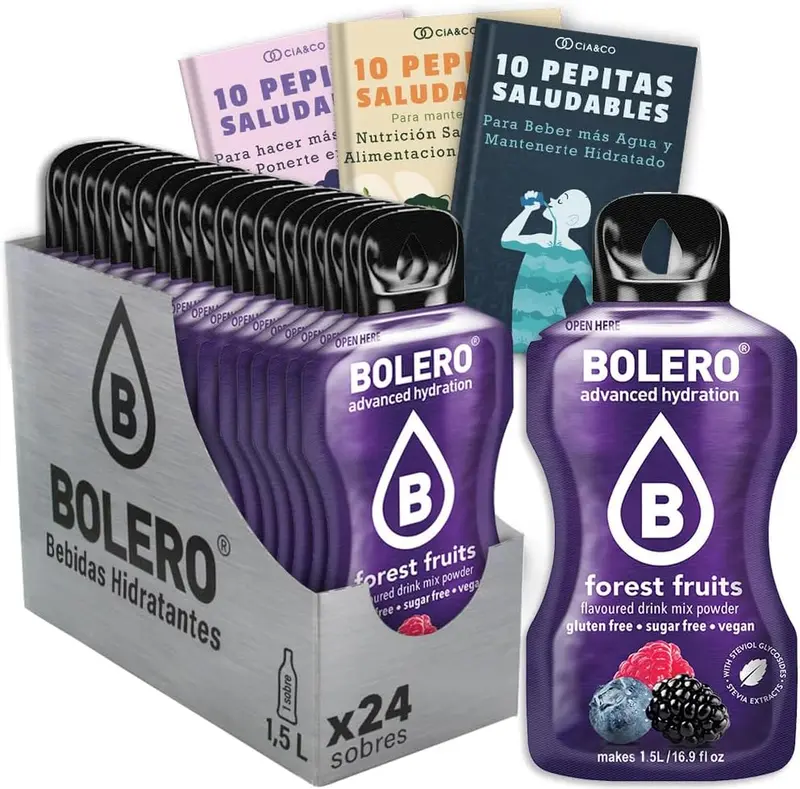 Pack de 24 Bebidas Bolero Sabor Frutas del Bosque