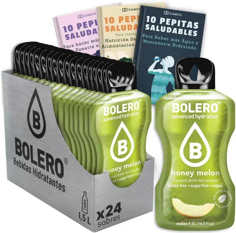 Pack de 24 Bebidas Bolero Sabor Melón con Miel