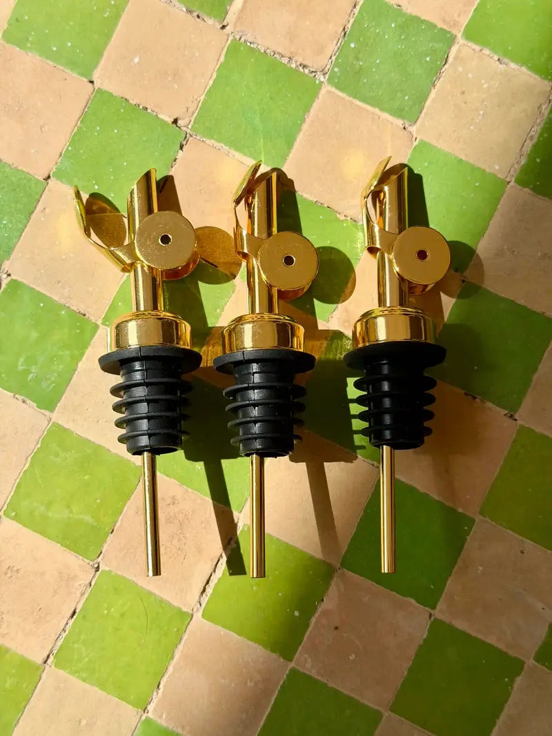Pack de 3 tapones dosificador oro