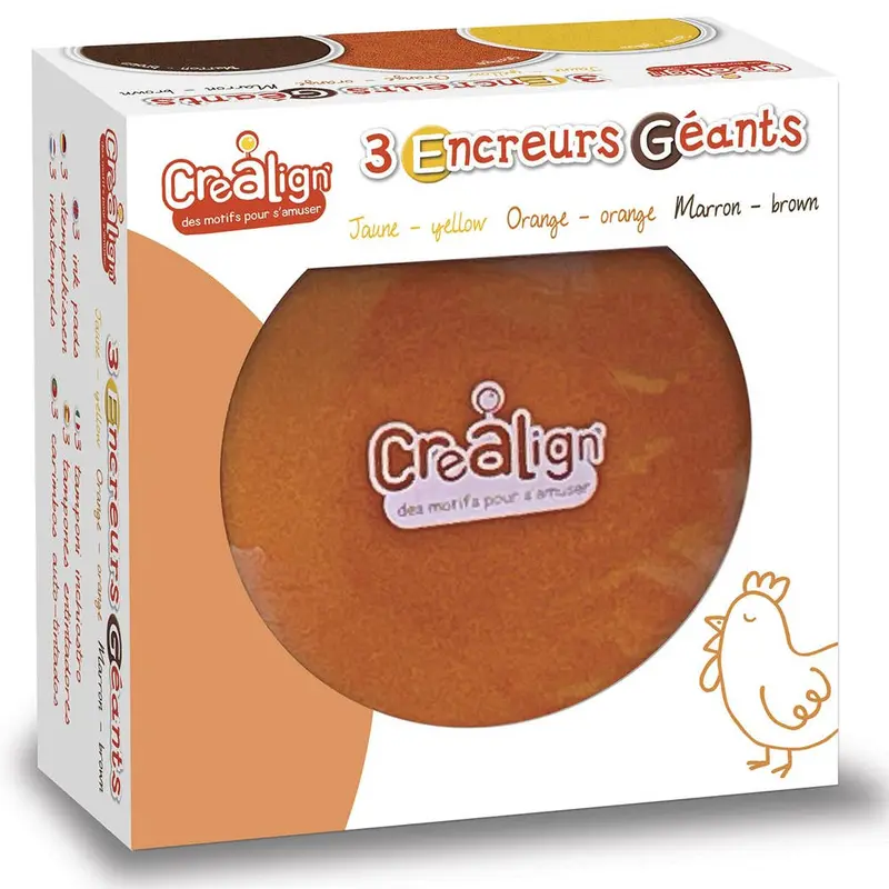 Pack de 3 tintas redondas gigantes