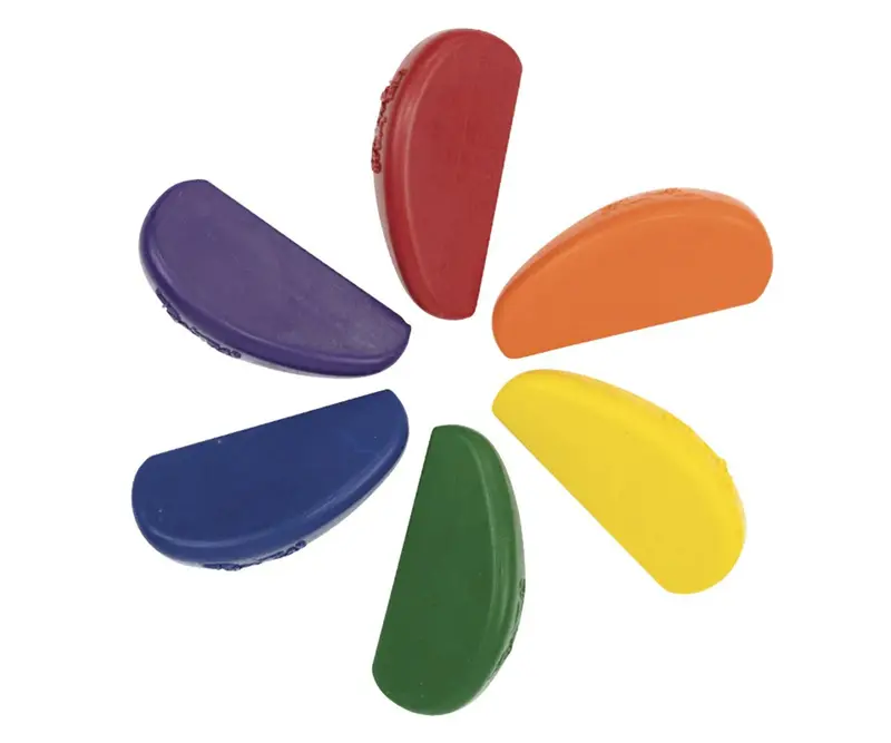 Pack de 6 Crayones Ecológicos de Soja y Cera de Abeja