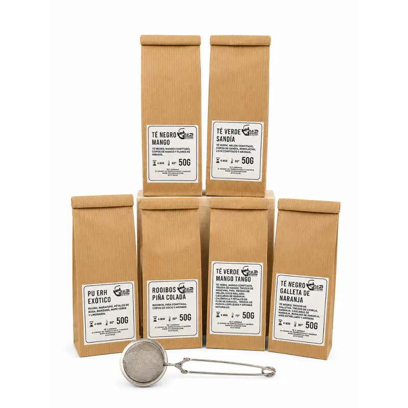 Pack de 6 Tés + Filtro