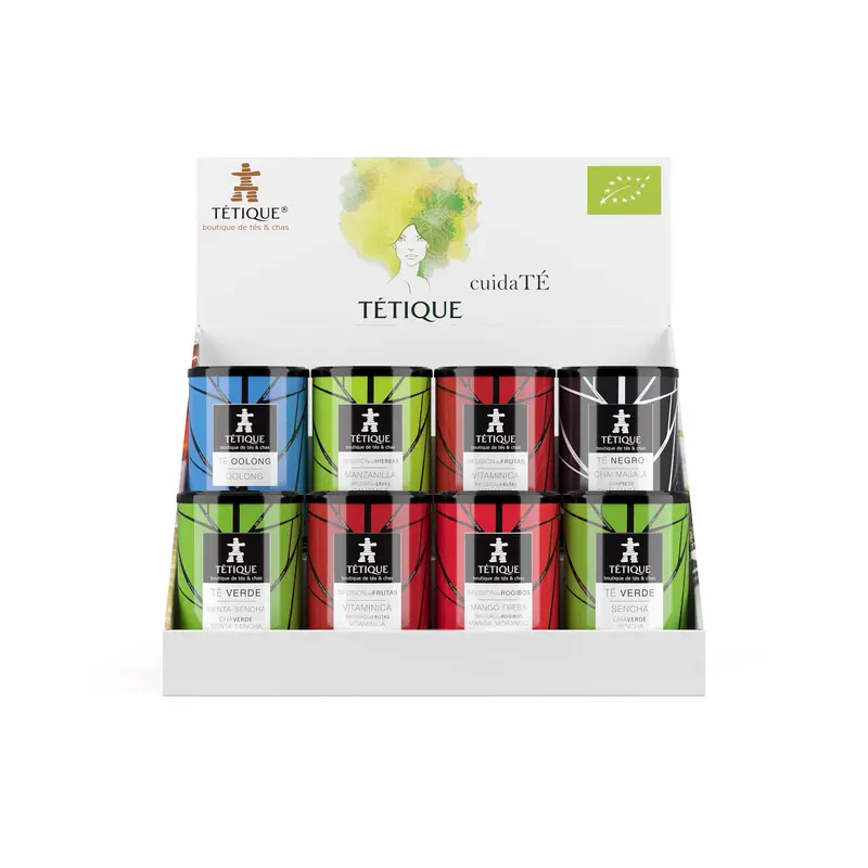 Pack de Tés Bio al granel con 8 Variedades