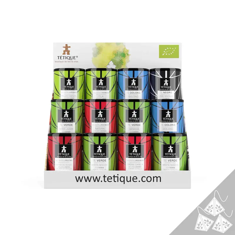 Pack de Tés ecológicos en píramides, 12 Variedades