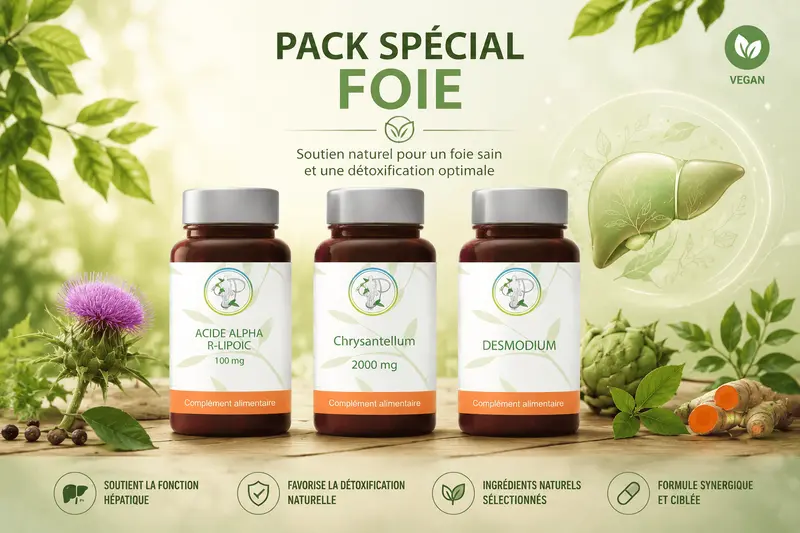 Pack Foie, Détox & Équilibre Hépatique