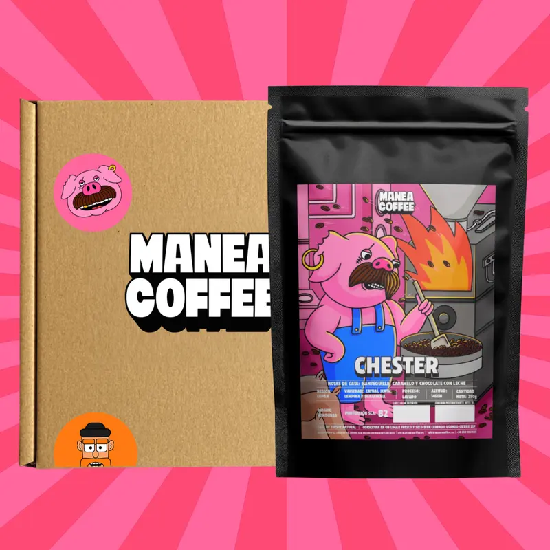 Pack "GAMBERRO" con café + caja de muestras