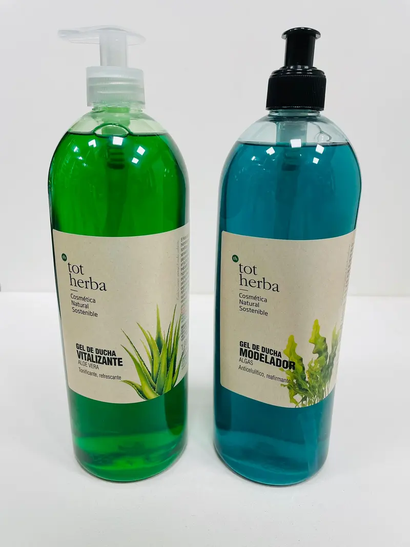 Pack Gel de ducha Vitalizante de Aloe Vera + Gel de ducha Modelador Algas - Tot Herba
