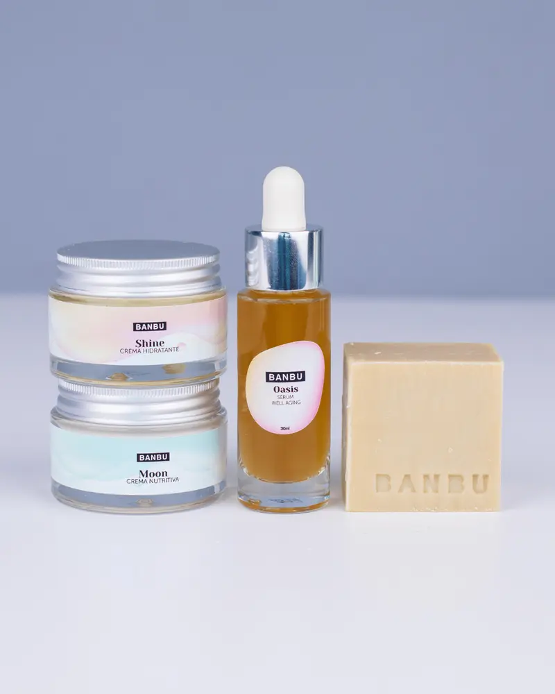 Pack Rutina Facial COMPLETA ECO - Well Aging PIEL SECA - Banbu