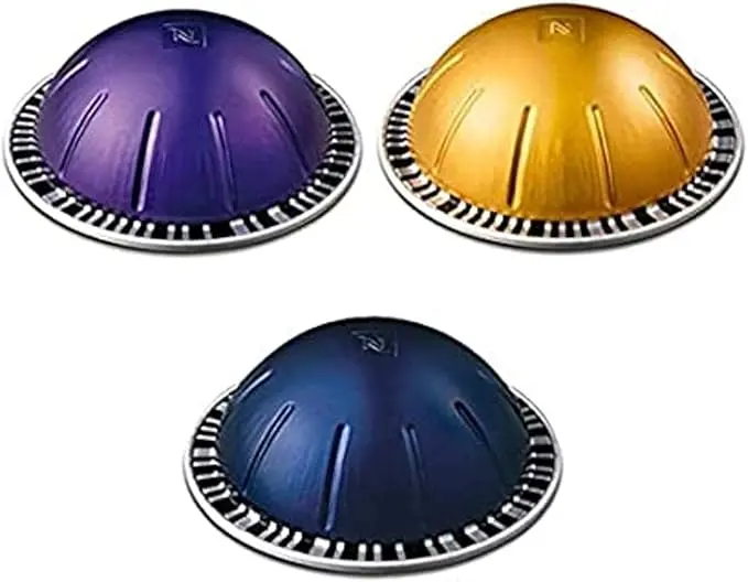 Pack Surtido Nespresso Vertuo con 30 cápsulas. Incluye 10 cápsulas de Altissio (Intenso 9), 10 de Diavolitto (Extremo 11) y 10 de Voltesso (Suave 4) para explorar diferentes intensidades.