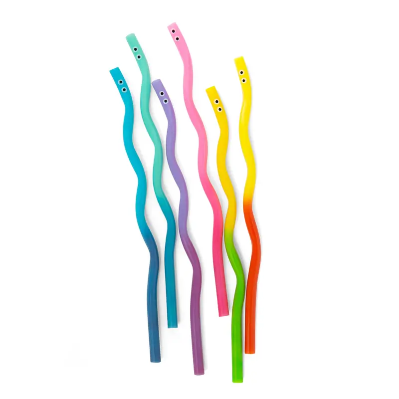Pajitas que cambian de color