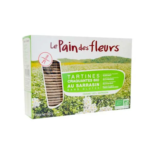 PAN CRUJIENTE DE TRIGO SARRACENO, 300 G - LE PAIN DES FLEURS