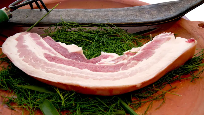 Panceta de cerdo - 500 gr. 14€ el kilo