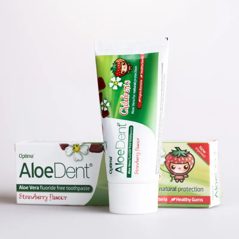 PASTA DE DIENTES ALOE DENT NIÑOS SABOR FRESA 50 ML