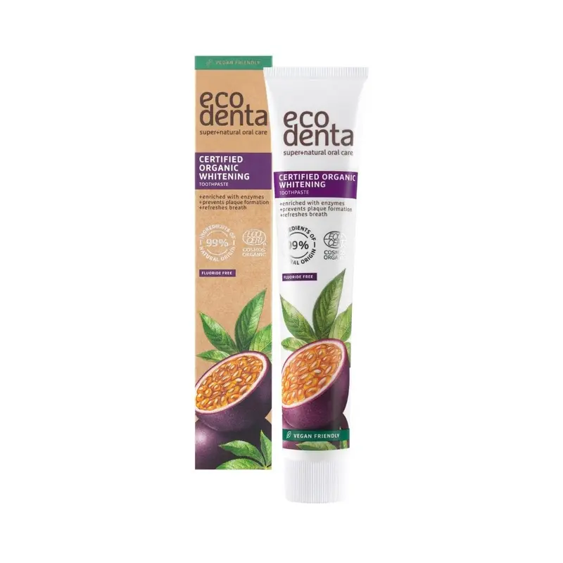 Pasta dental Blanqueadora fruta de la pasion con enzimas Bio - 75 ml - EcoDenta