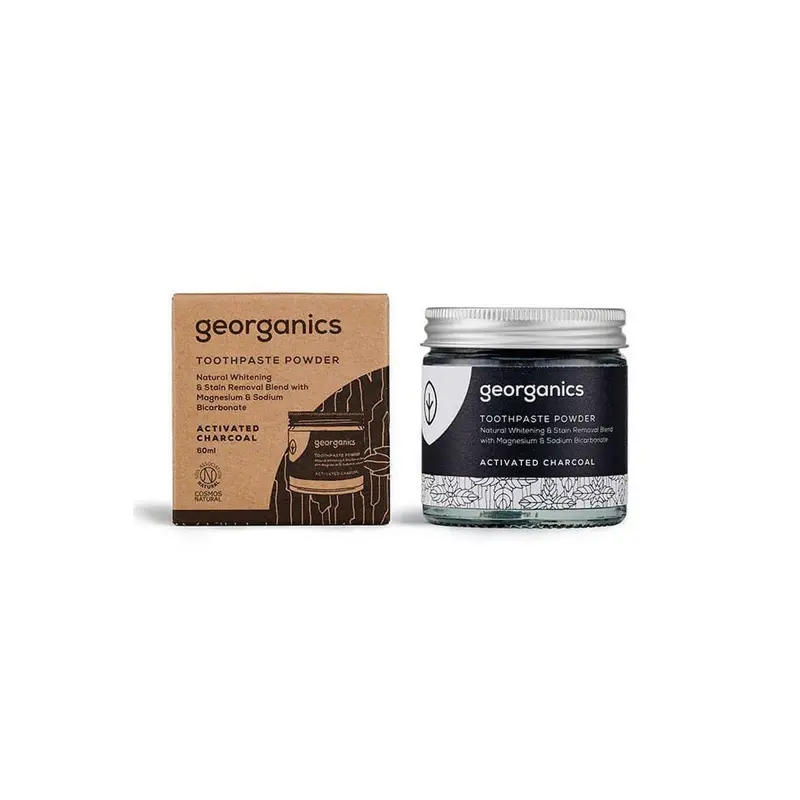 PASTA dental POLVO Carbón Activado - 60 ml - Georganics