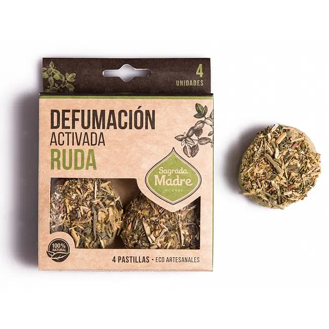 Pastilla defumación activada Ruda- SAGRADA MADRE