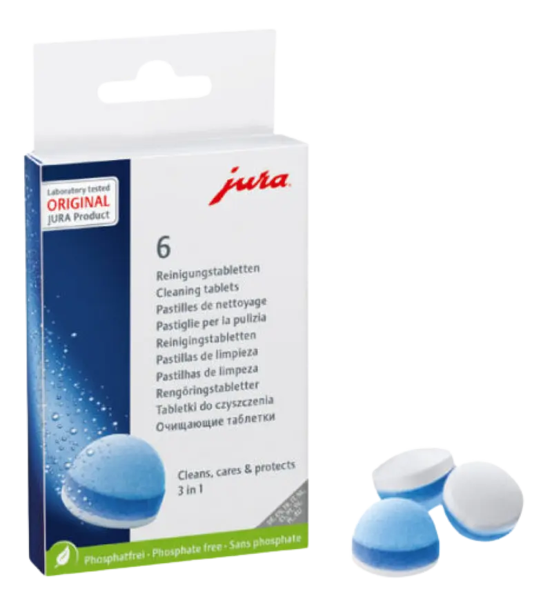 Pastillas de limpieza de 3 fases