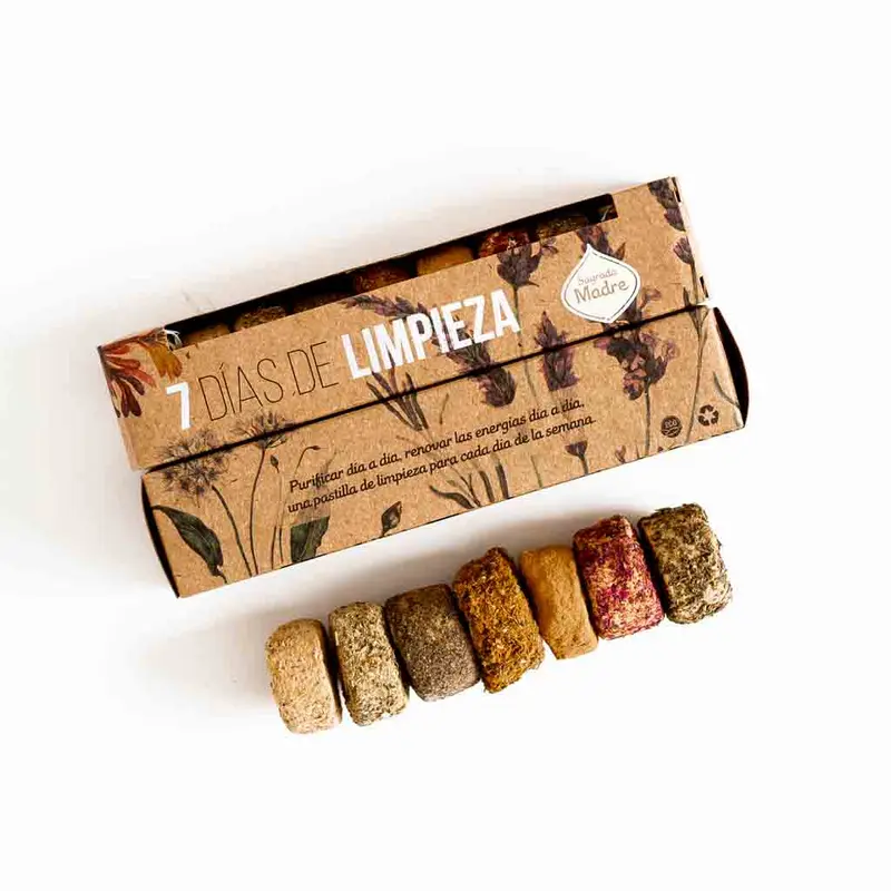 Pastillas de Limpieza Natural – Caja con 7 Discos Artesanales
