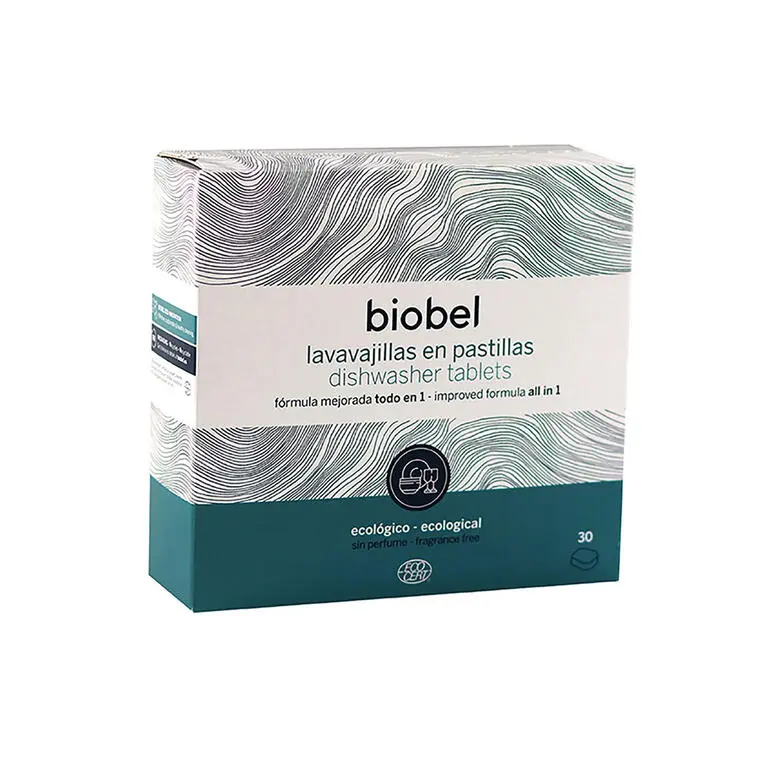 PASTILLAS PARA LAVAVAJILLAS BIO, 25+5 UND - BIOBEL