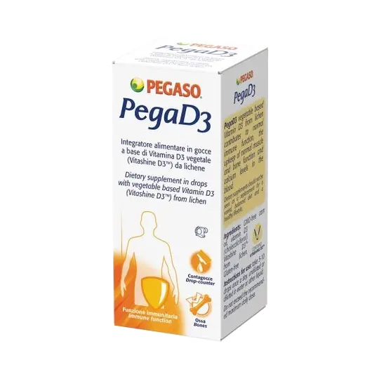 PegaD3 - 20 Ml. Apta Para Vegetarianos. Sin Gluten.