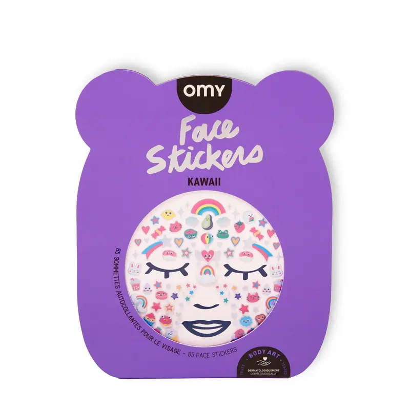 Pegatinas para la cara Kawaii