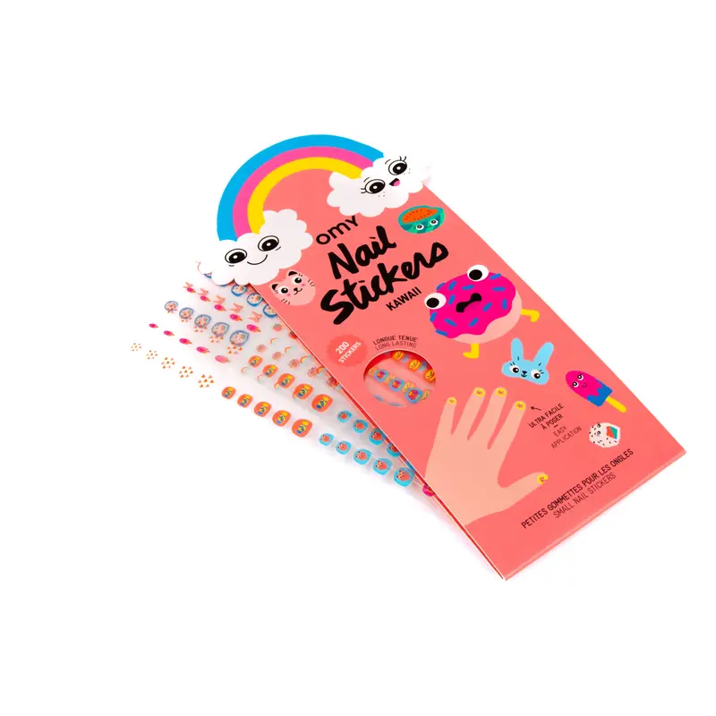 Pegatinas para uñas Kawaii