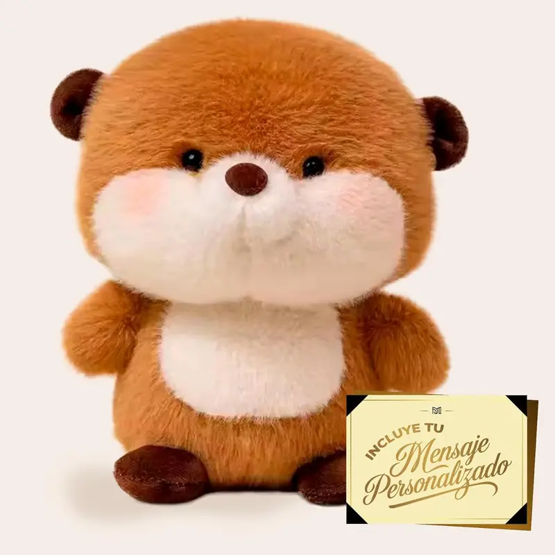 Peluche Hámster Mimoso · Regalo Romántico y Detalle Emocional con Tarjeta Personalizada · Premium Moments