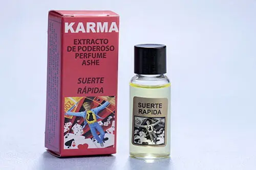 PERFUME ASHE SUERTE RAPIDA 10 ml. (Para atraer buena suerte de manera rápida)