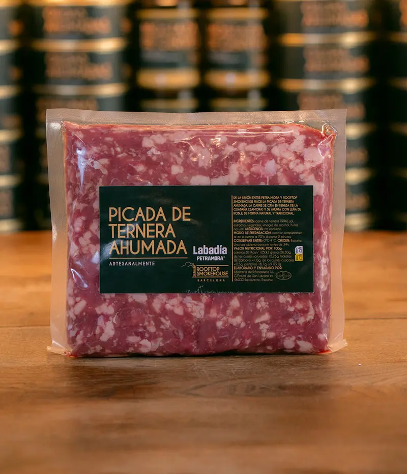 Picada de ternera ahumada 500 g