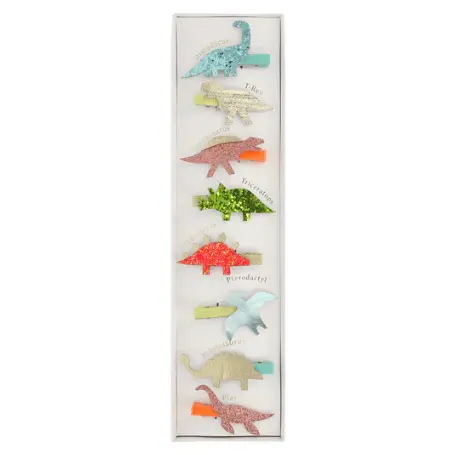 Pinzas para el pelo de dinosaurios