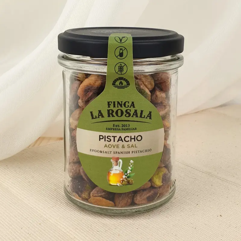 Pistachos con AOVE y Sal de Finca La Rosala