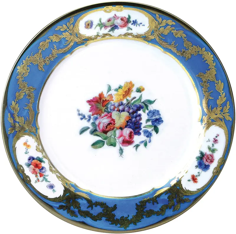 Plato de lata diseño" Luis XVI"